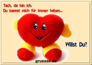 grusskarte herzensgruesse liebe standard b 058